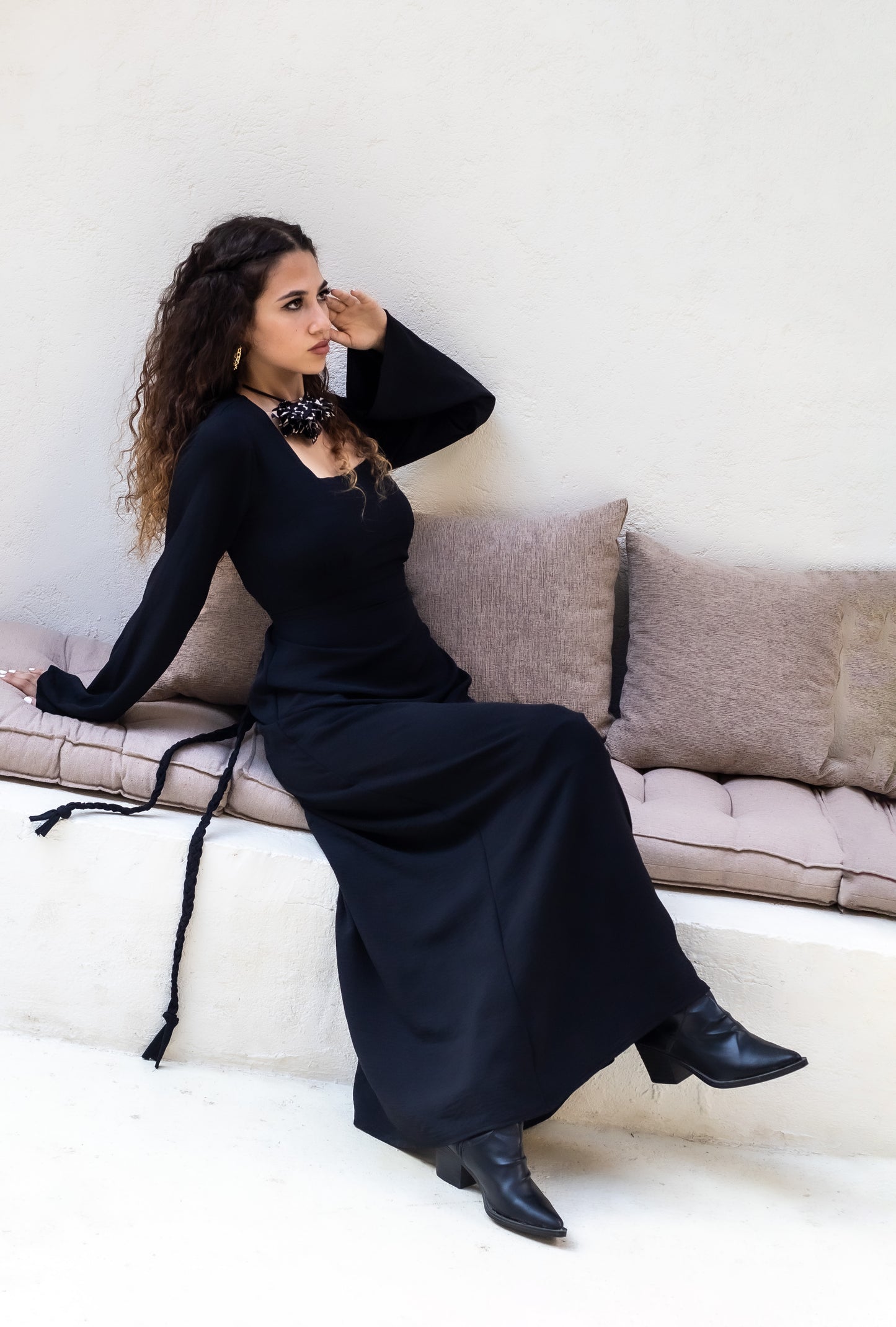 Braided Summer Long Dress